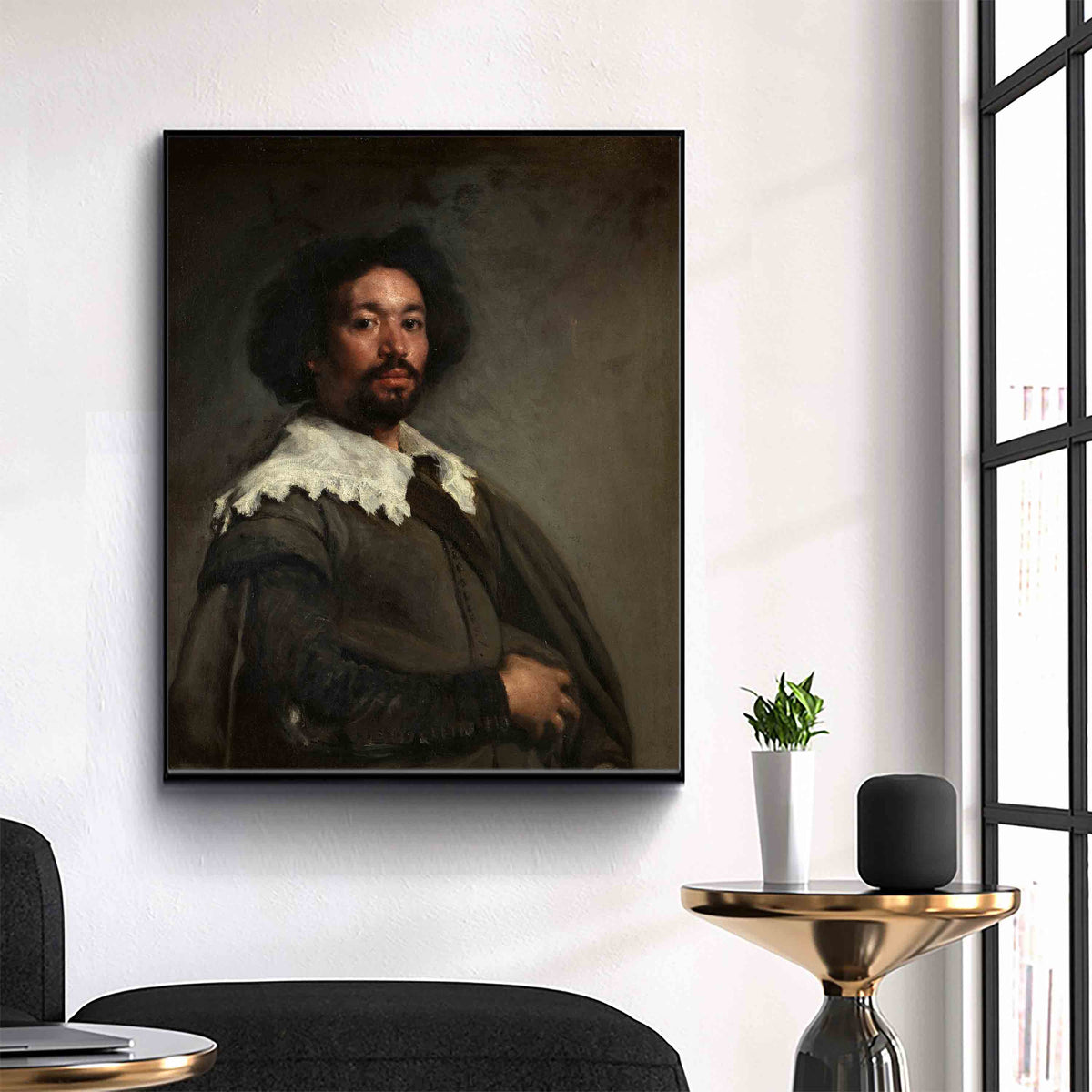 Portrait of Juan de Pareja by Diego Vel zquez
