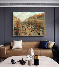 Boulevard Monmartre, Paris by Camille Pissarro