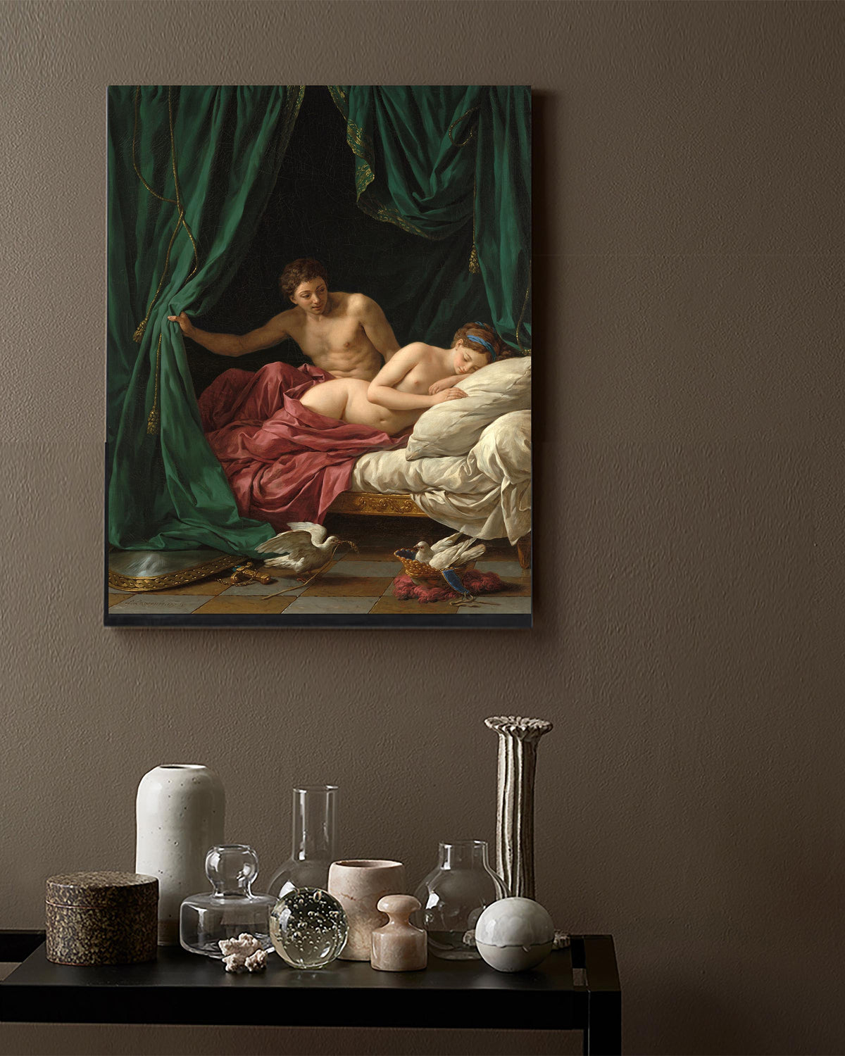 Mars and Venus Allegory of Peace by Louis-Jean-Francois Lagrenee