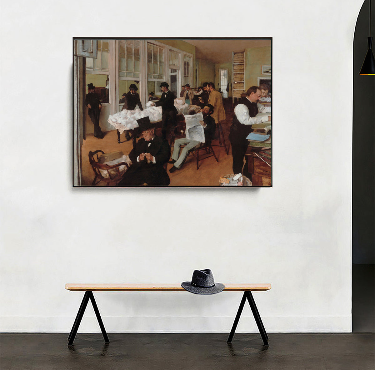 A Cotton Office in New Orleans - Edgar Degas