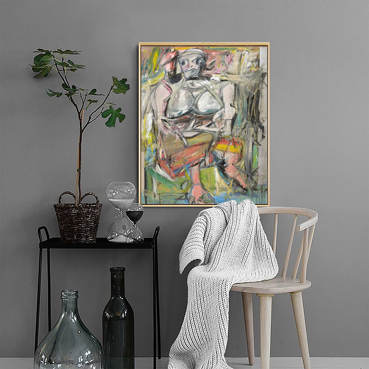 Woman I by Willem de Kooning