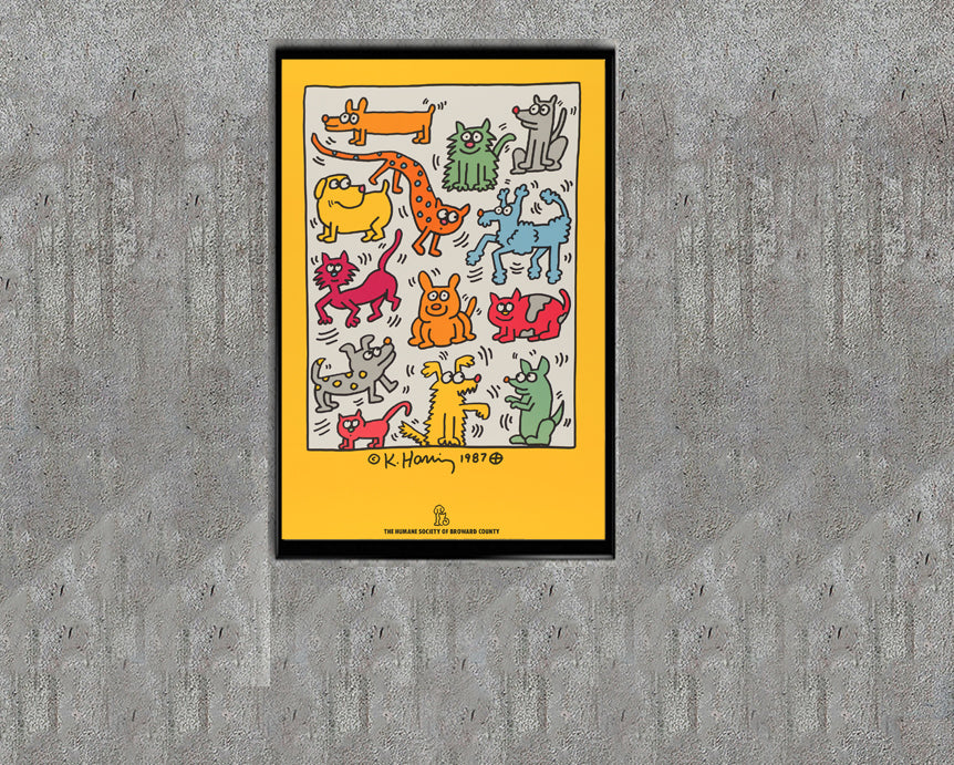 The Humane Society of Broward County by Keith Haring