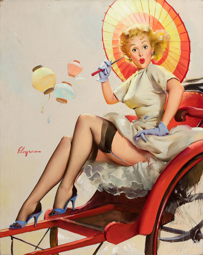 Something_bothering_you_1957 by Gil Elvgren