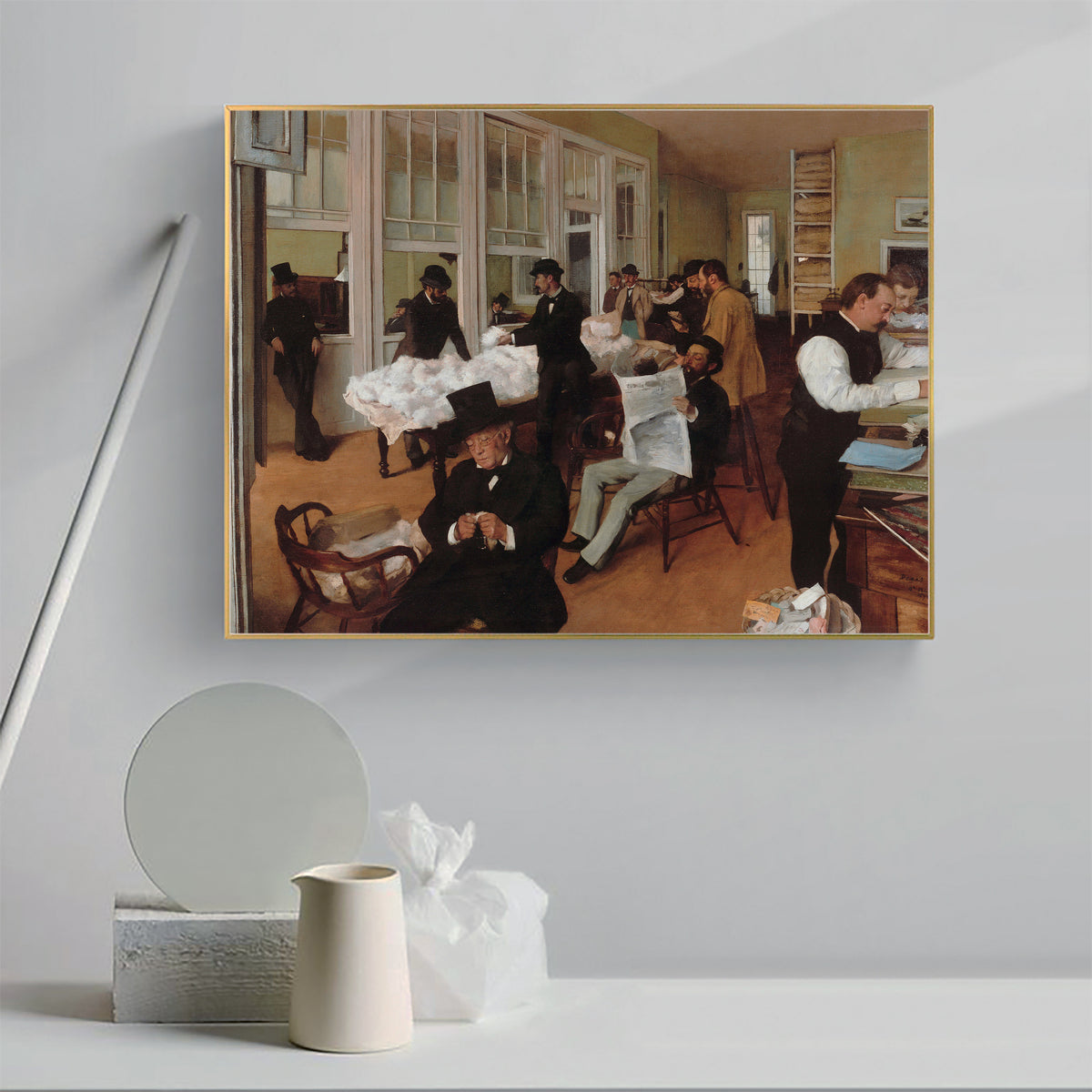 A Cotton Office in New Orleans - Edgar Degas