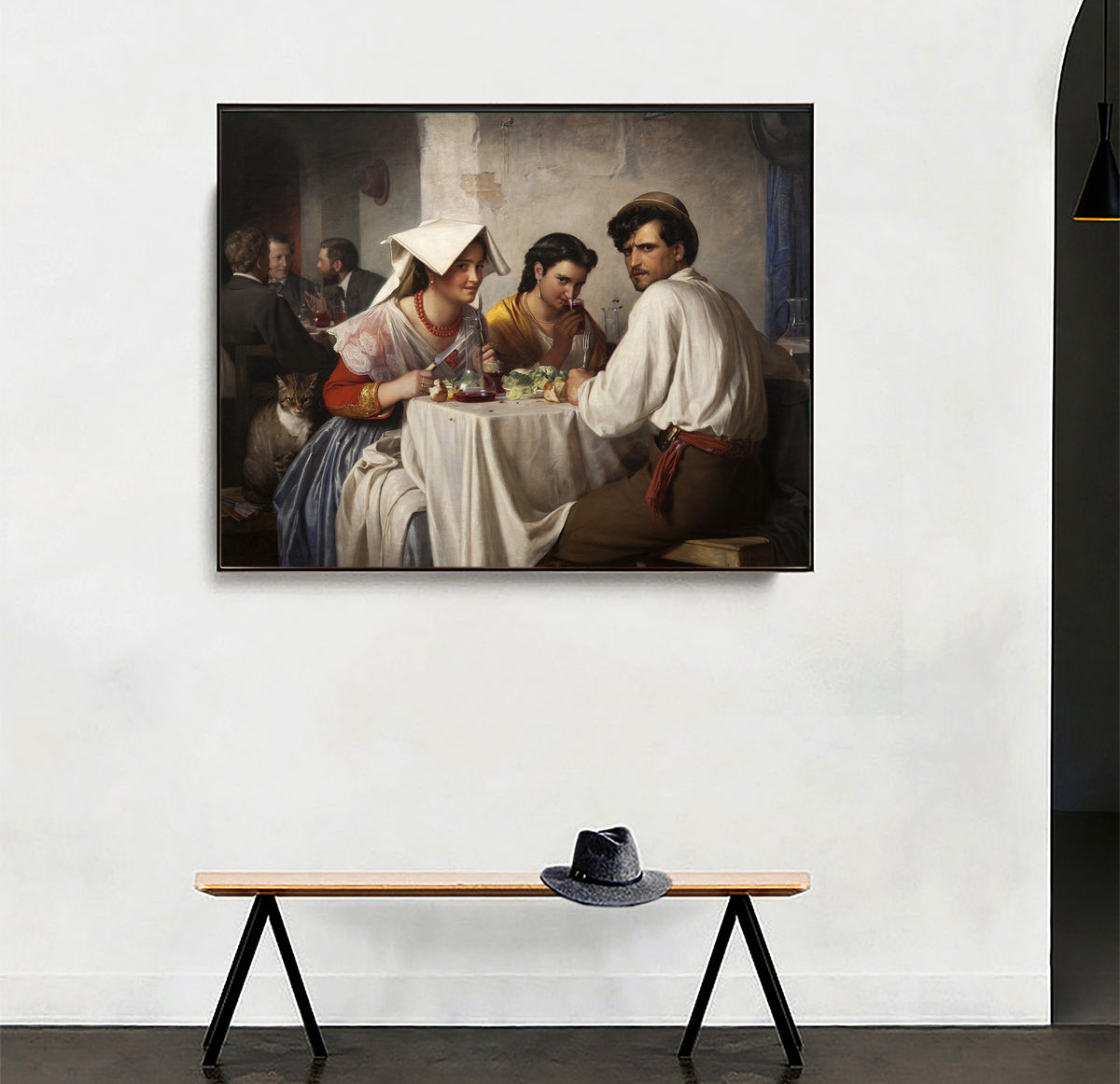 In a Roman Osteria by Carl Bloch