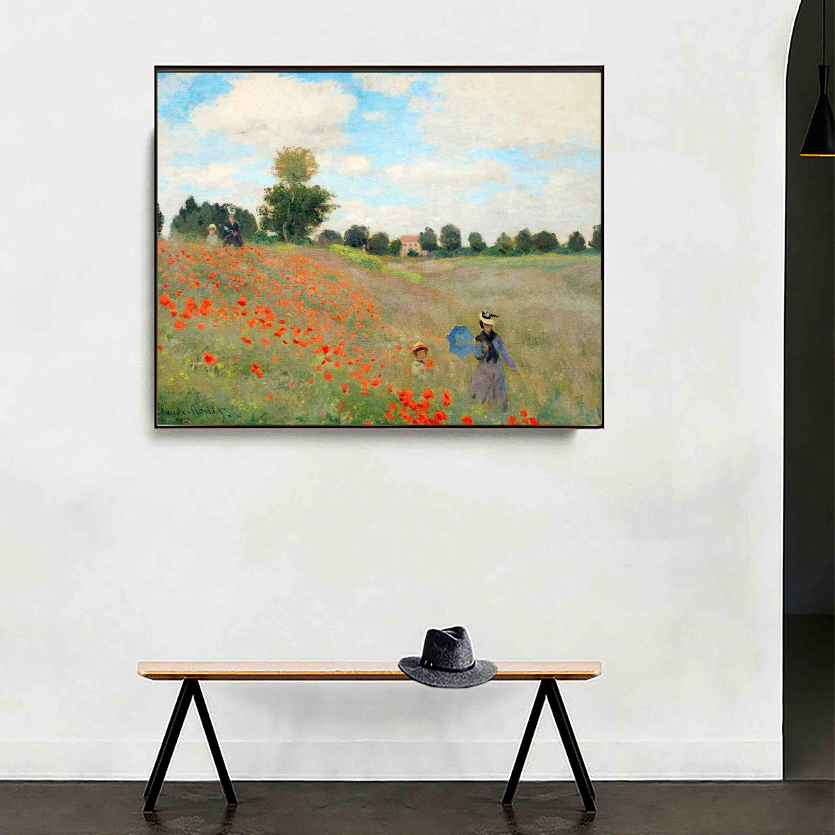 Poppy Field in Argenteuil by Claude Monet