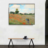 Poppy Field in Argenteuil by Claude Monet