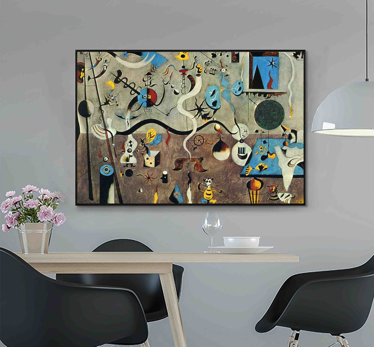The Harlequin's Carnival by Joan Miró¢