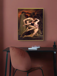 Dante and Virgil in Hell by William-Adolphe Bouguereau