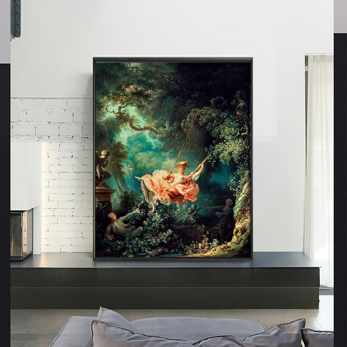 The Happy Accidents Of The Swing by Jean-Honor‚ Fragonard
