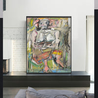 Woman I by Willem de Kooning