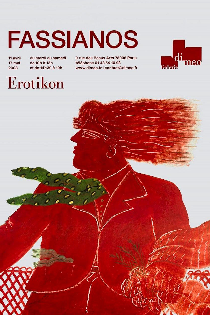 Alekos Fassianos,Exhibition Galerie Di Meo
