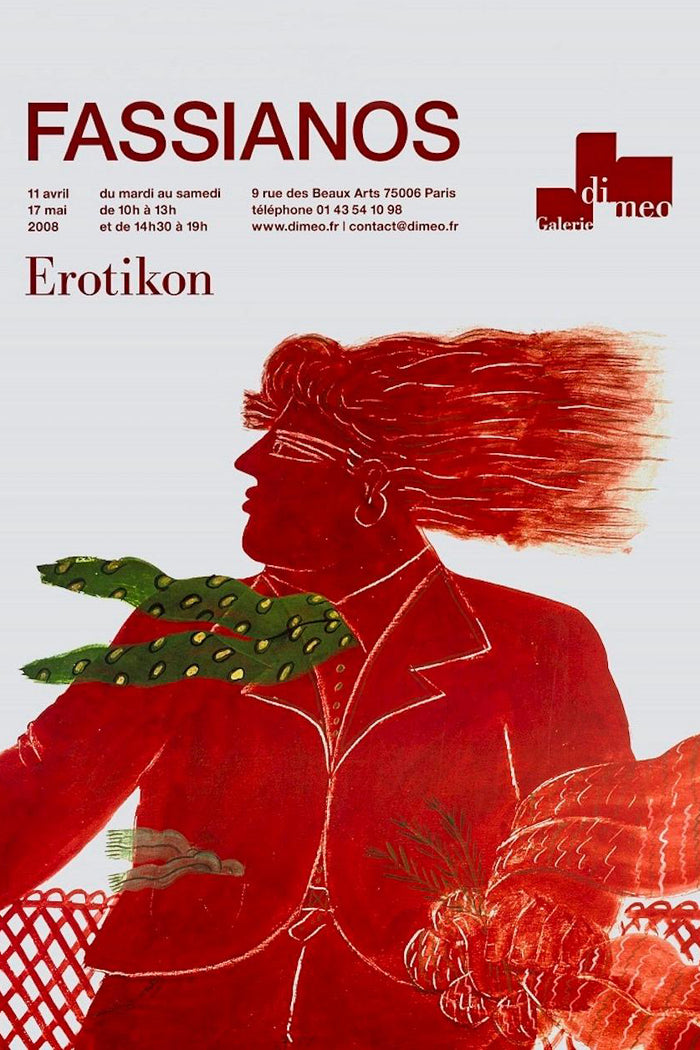 Alekos Fassianos,Exhibition Galerie Di Meo