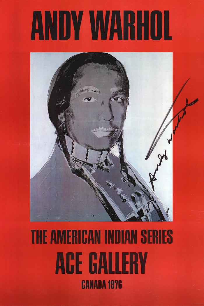 Andy Warhol-American Indian (Red)