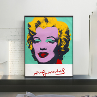 Andy Warhol Art Exhibition Poster Marilyn Monroe Pop Art Design