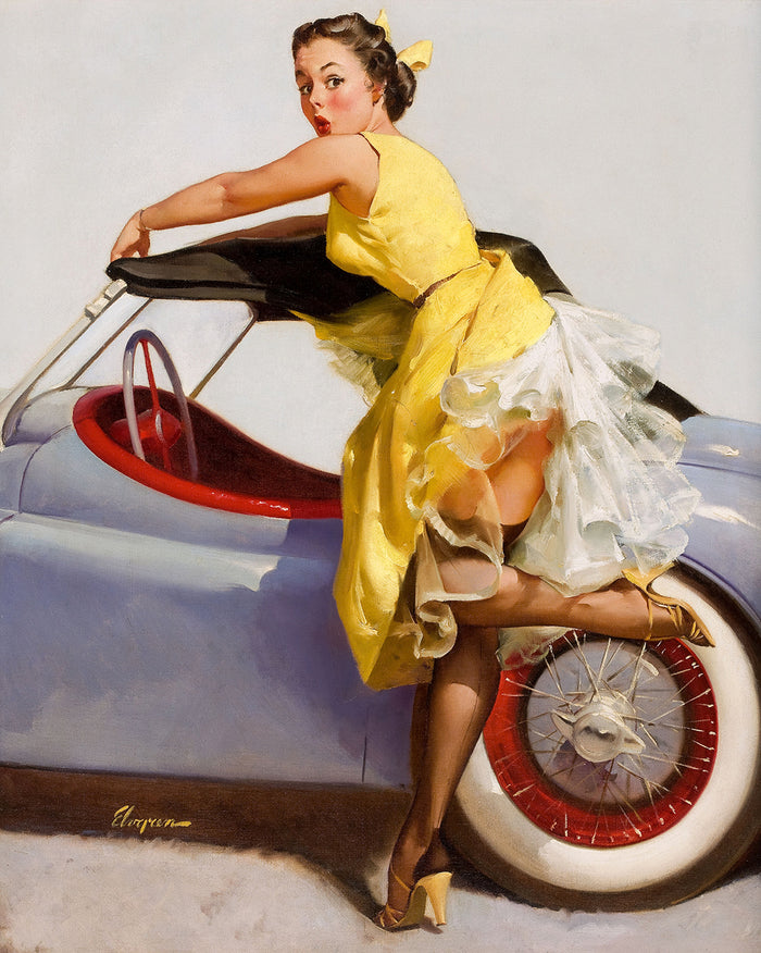 A warm welcome by Gil Elvgren