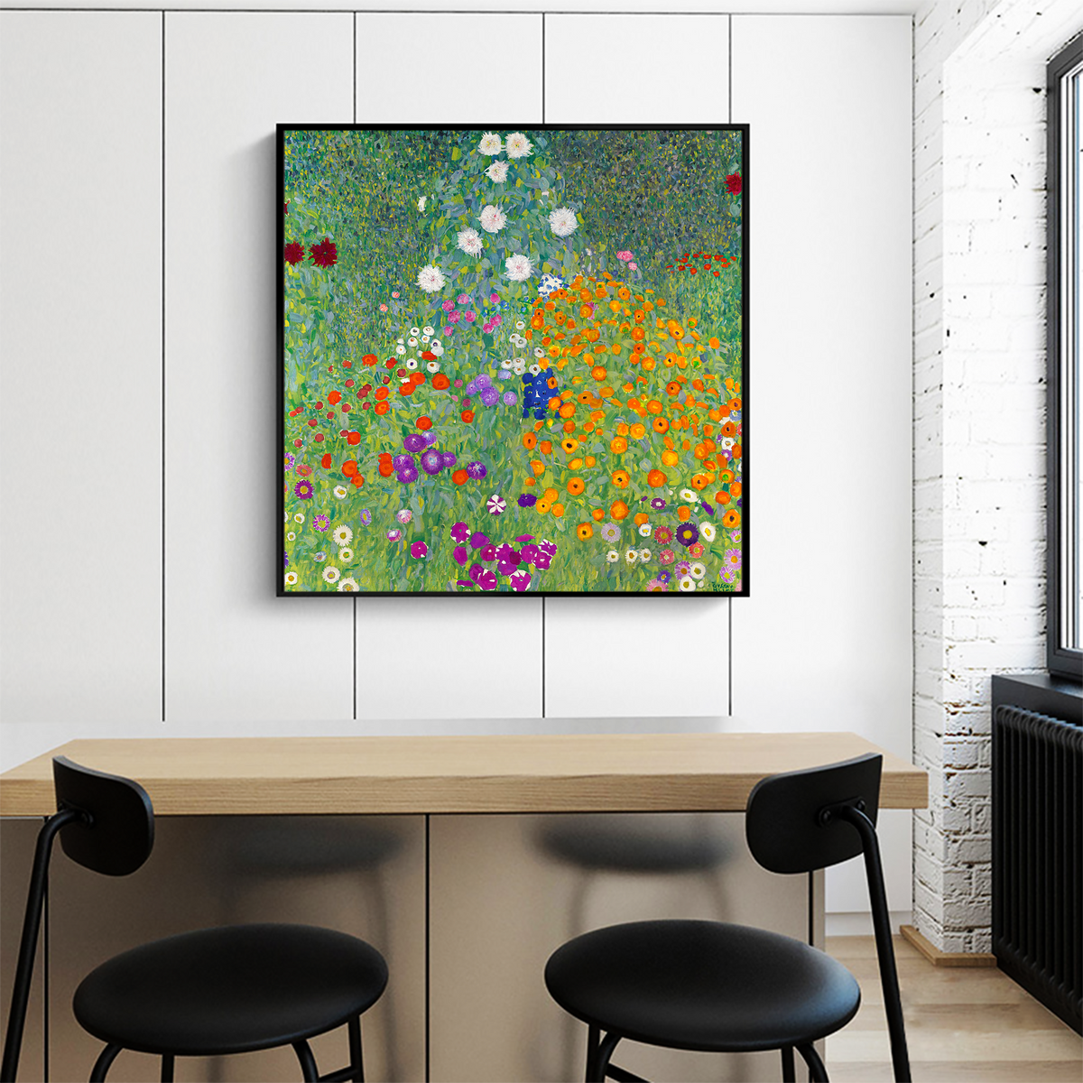 Bauerngarten, 1907,Flower Garden by Gustav Klimt