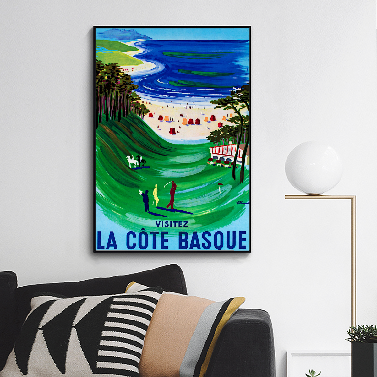 Bernard Villemot,'La Côte Basque'