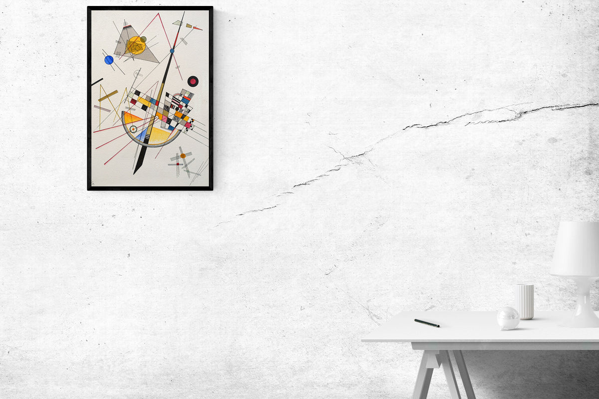 Delicate Tension by Wassily Kandinsky,