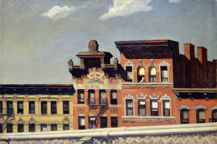 From Williamsburg Bridge by Edward Hopper