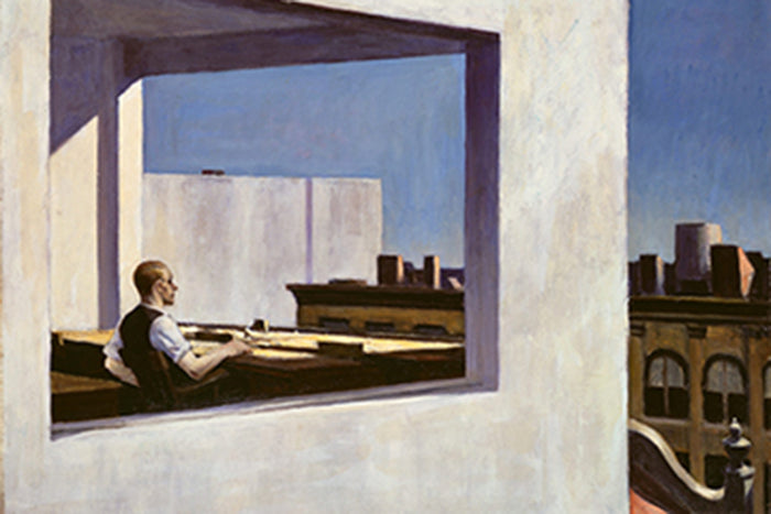 Office in a Small City by Edward Hopper