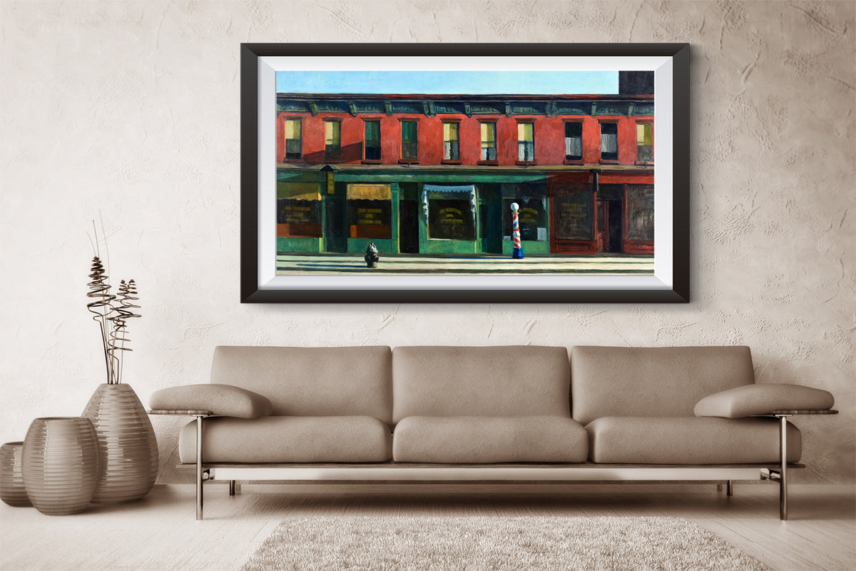 Early Sunday Morning by Edward Hopper