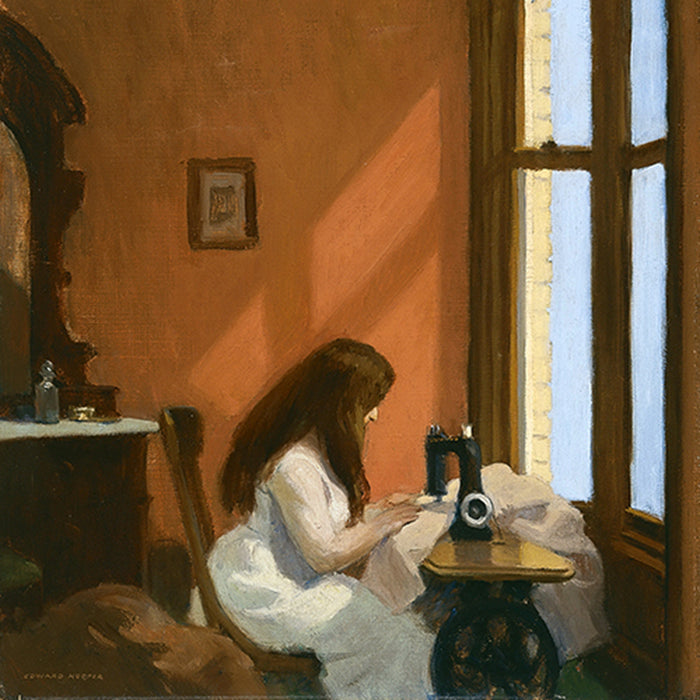 Girl at a Sewing Machine by Edward Hopper