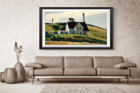 Hills and Houses Elizabeth Maine by Edward Hopper