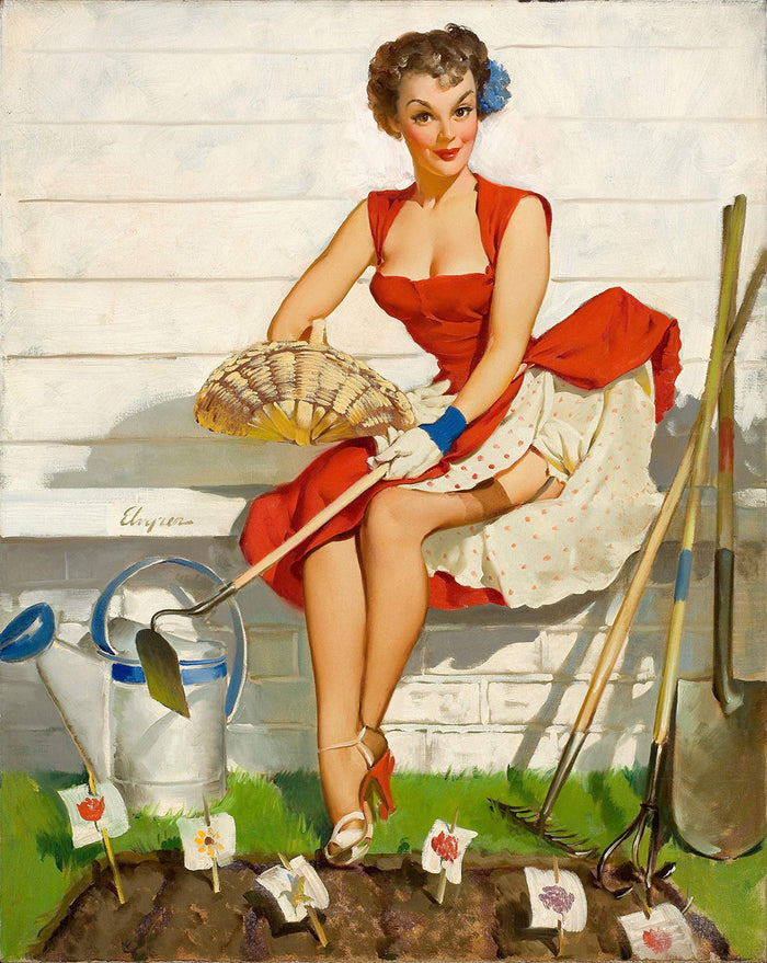 Gardener by Gil Elvgren