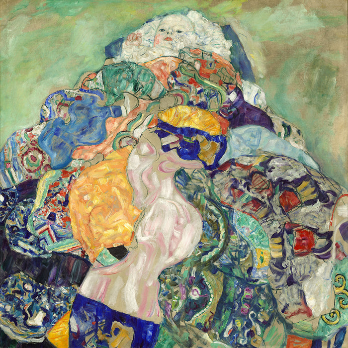 Baby (Cradle) by Gustav Klimt
