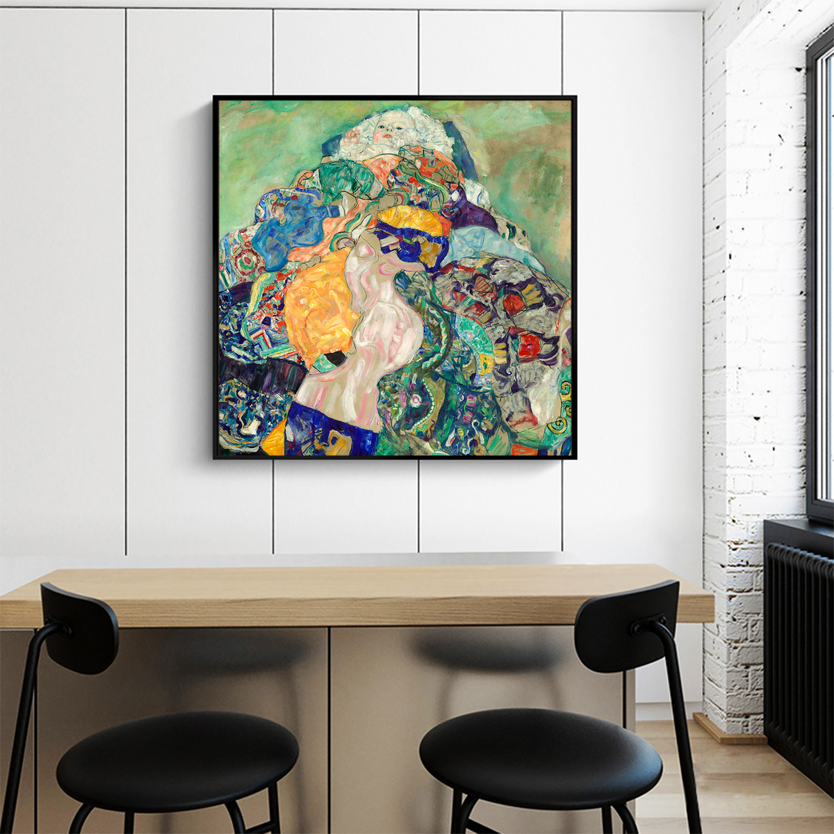 Baby (Cradle) by Gustav Klimt