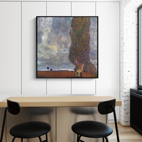 Approaching Thunderstorm (The Large Poplar II) by Gustav Klimt