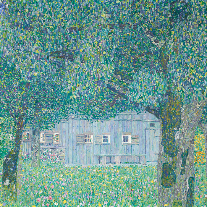 Bauernhaus in Buchberg (Oberosterreichisches Bauernhaus) by Gustav Klimt