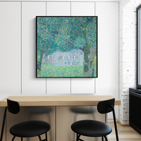 Bauernhaus in Buchberg (Oberosterreichisches Bauernhaus) by Gustav Klimt