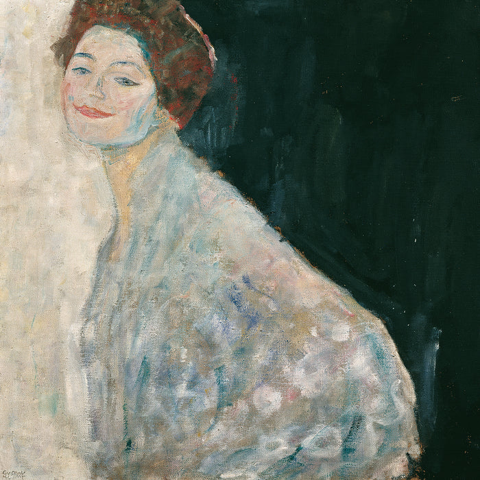 Dame in Weib by Gustav Klimt