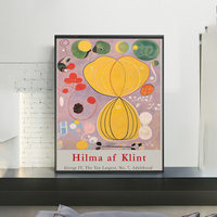 Hilma Af Klint Exhibition Poster, The Ten Largest Number 7 Adulthood