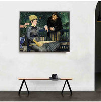 In the Conservatory by Édouard Manet
