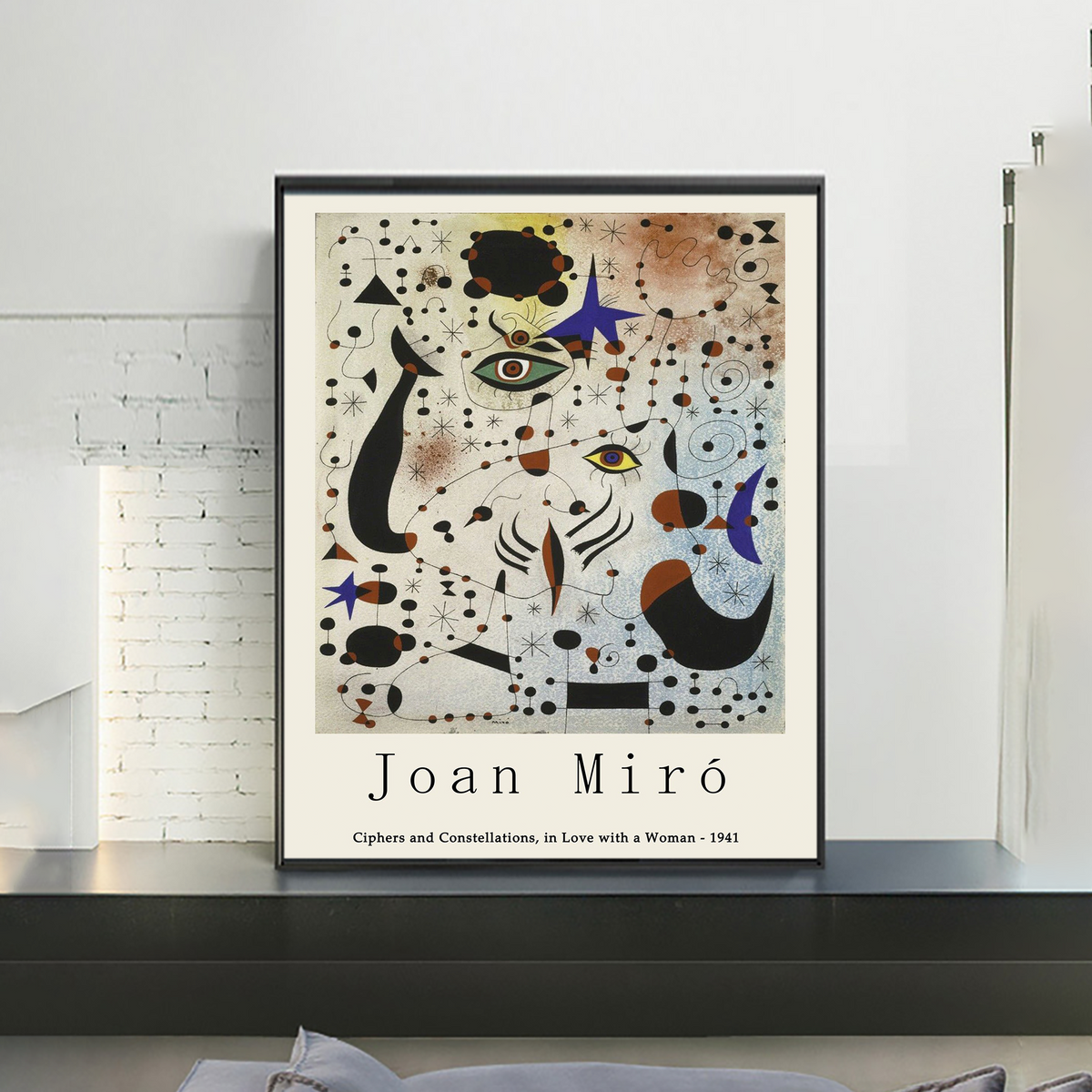 Joan Miró Poster Print - Ciphers and Constellations, in Love with a Woman