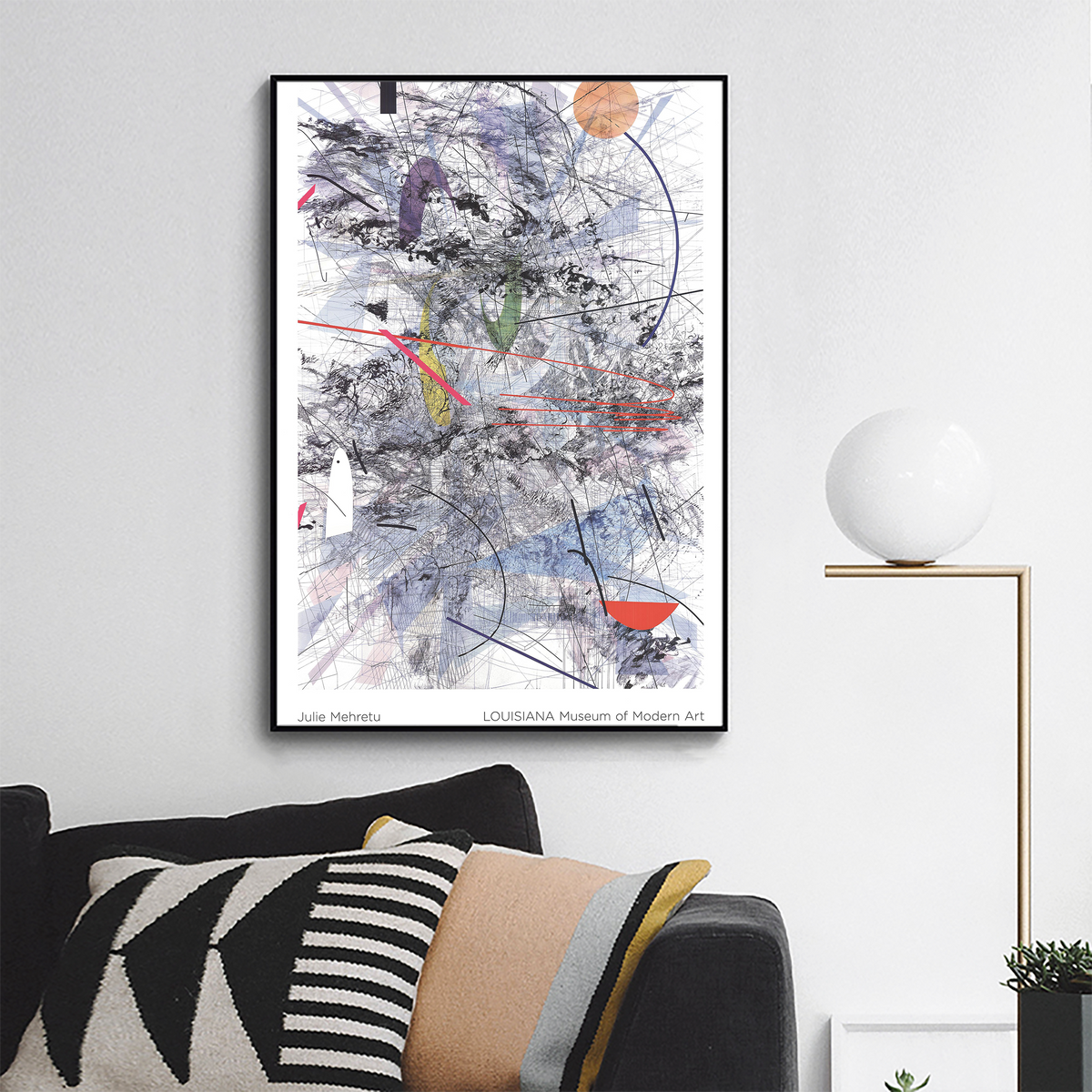 Julie Mehretu,Easy Dark