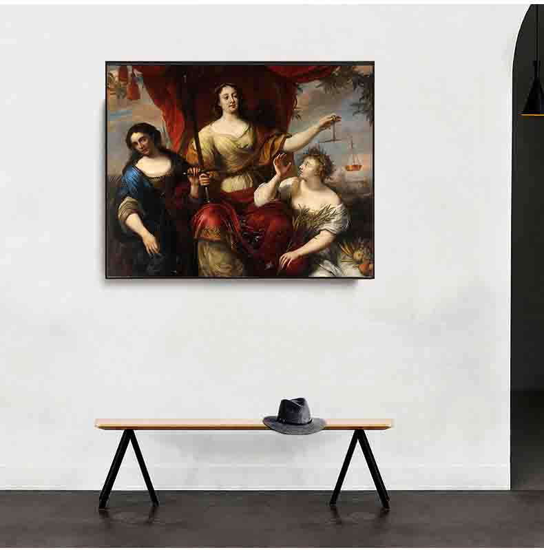 Justice (or Prudence, Justice, and Peace) by Jürgen Ovens