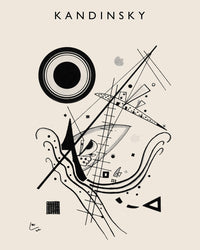 Kandinsky 'Blue' Abstract Poster