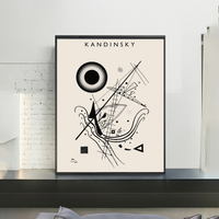 Kandinsky 'Blue' Abstract Poster