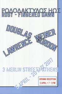 LAWRENCE WEINER Rosy-Fingered Dawn