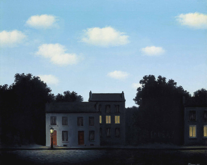 L’empire des lumières by René Magritte