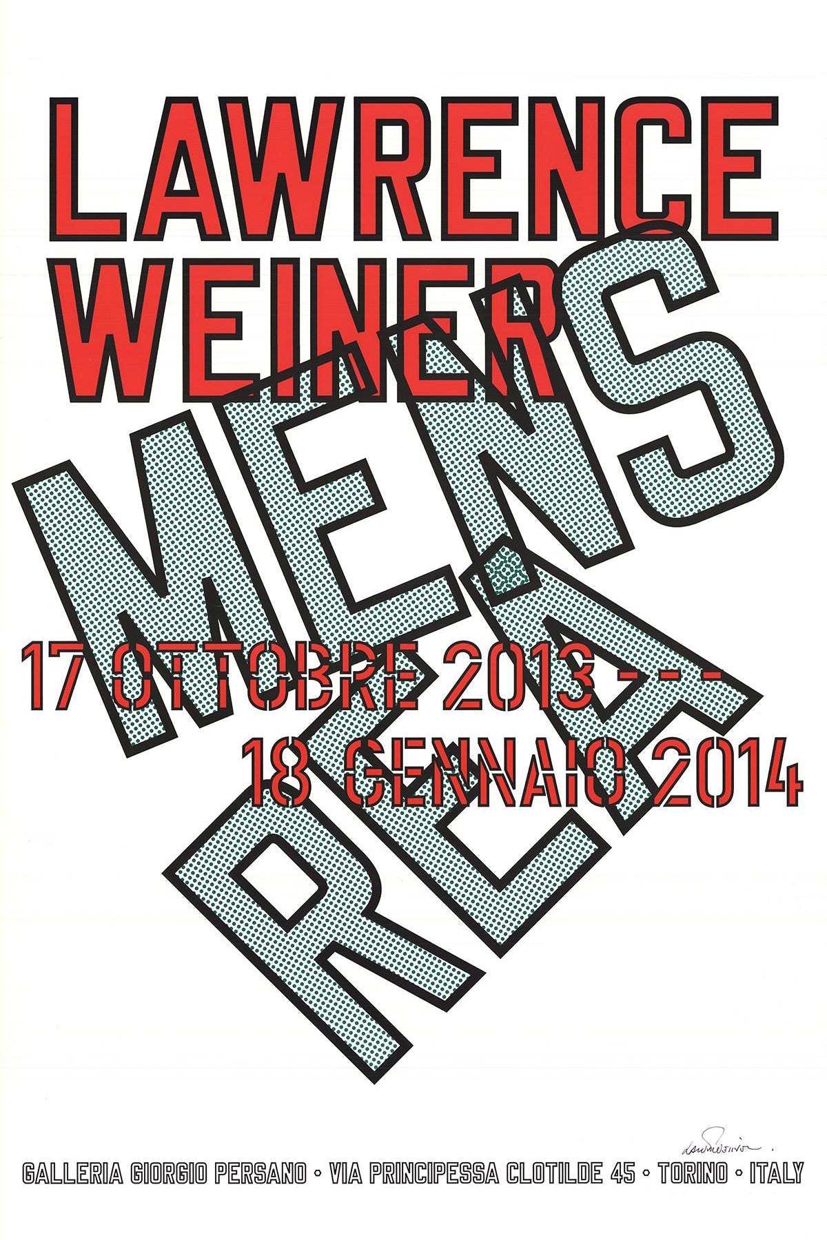 Lawrence Weiner-Mens Rea