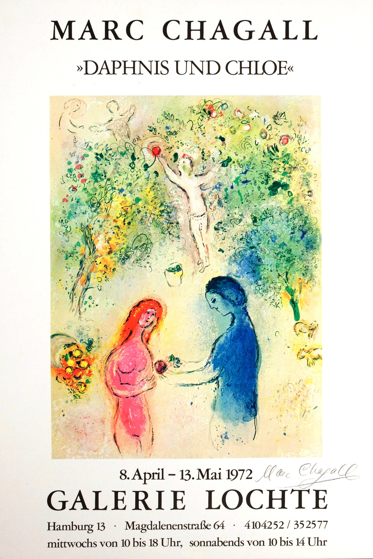 MARC CHAGALL (Belorussian, 1887-1985). Mac Chagall _Daphnis and Chloe_, 1972