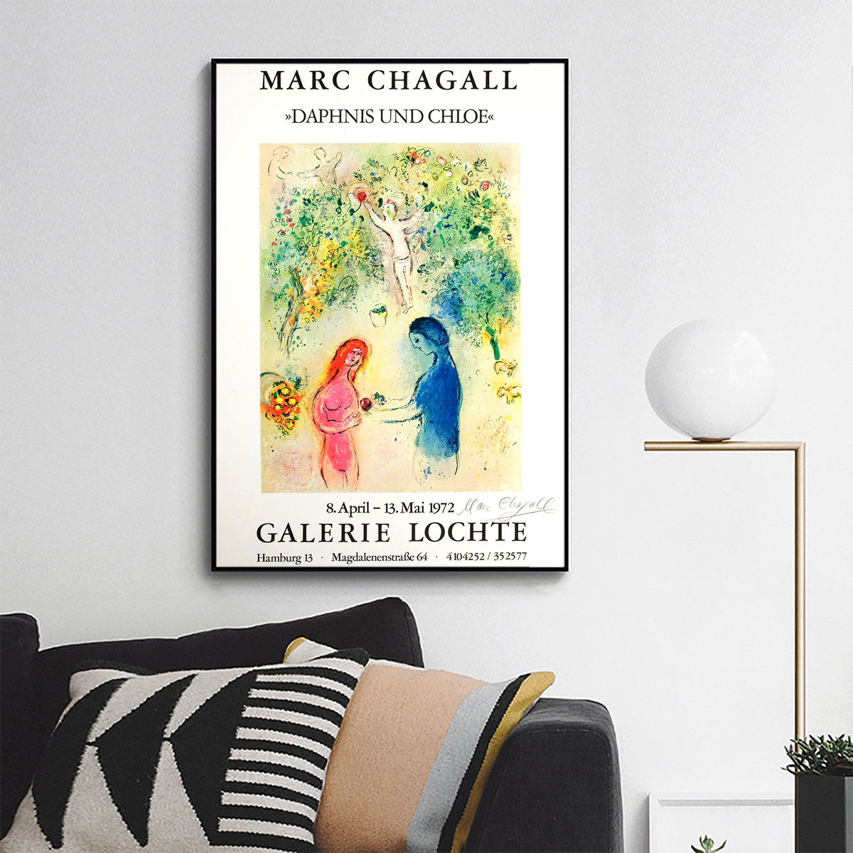 MARC CHAGALL (Belorussian, 1887-1985). Mac Chagall _Daphnis and Chloe_, 1972