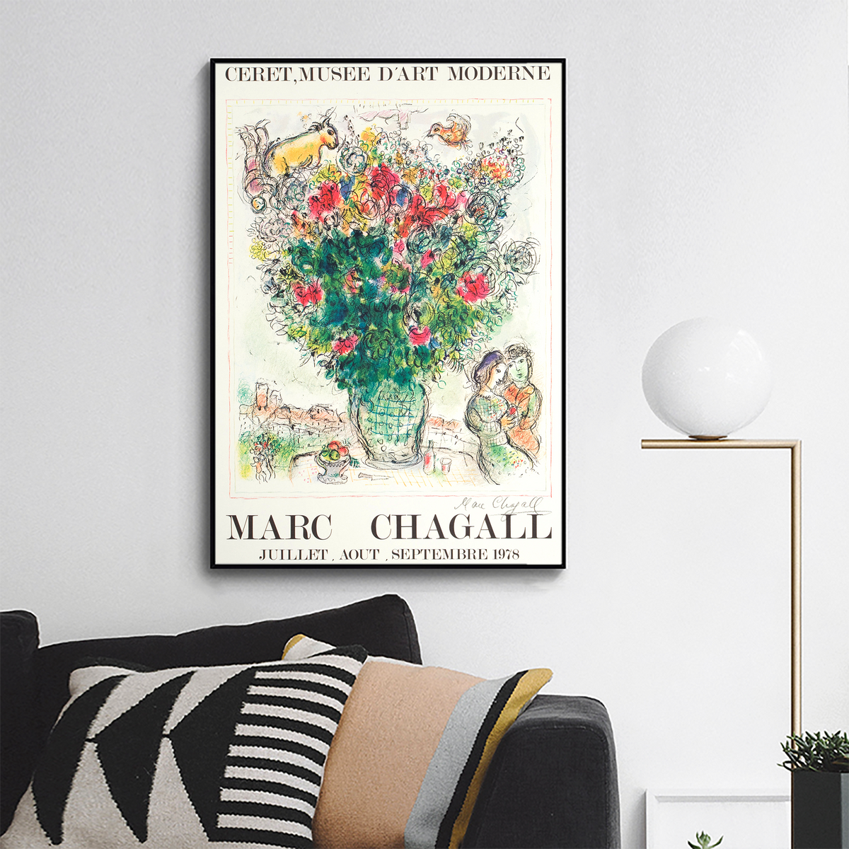 MARC CHAGALL (Belorussian, 1887-1985). Marc Chagall. Ceret, Musee d'Art Moderne, 1978