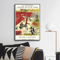 Marc Chagall-The Revolution-30_ x 20_-Lithograph-1963-Modernism-Red, Yellow