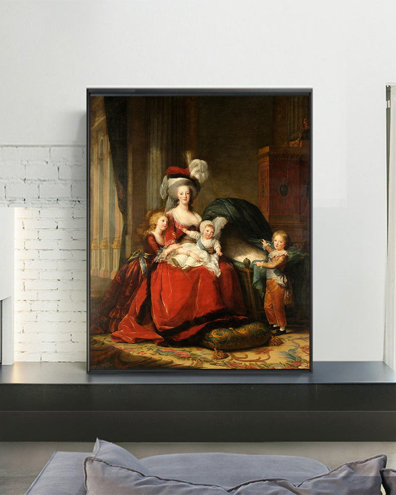 Marie Antoinette and Her Children-Élisabeth Louise Vigée Le Brun